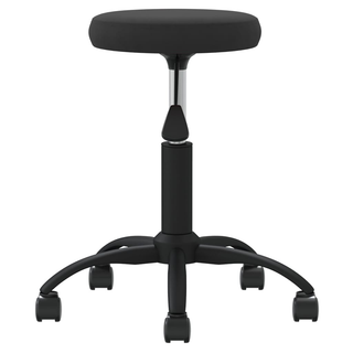 vidaXL Office Swivel Chair Black Velvet - Giant Lobelia