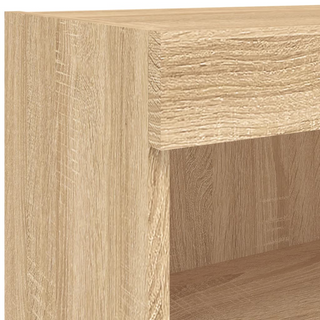 TV Cabinet with LED Lights Sonoma Oak 60x30x30 cm - Giant Lobelia