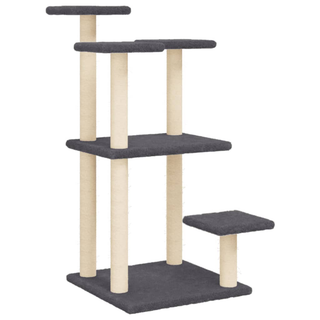 Cat Scratching Posts with Platforms Dark Grey 98.5 cm - Giant Lobelia