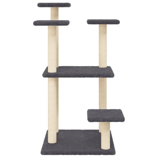 Cat Scratching Posts with Platforms Dark Grey 98.5 cm - Giant Lobelia