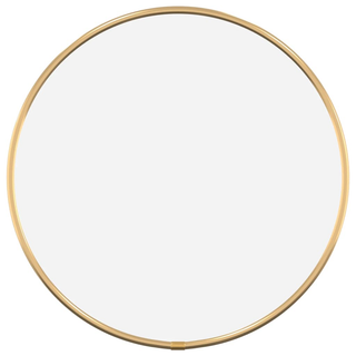 vidaXL Wall Mirror Gold Ø 30 cm Round - Giant Lobelia