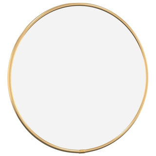 vidaXL Wall Mirror Gold Ø 30 cm Round - Giant Lobelia