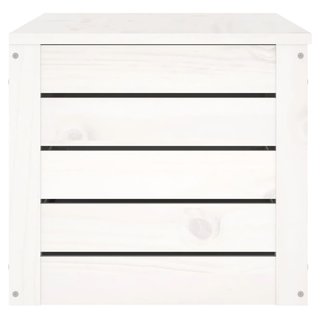 vidaXL Storage Box White 89x36.5x33 cm Solid Wood Pine - Giant Lobelia