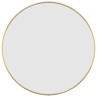 vidaXL Wall Mirror Gold Ø 50 cm Round - Giant Lobelia