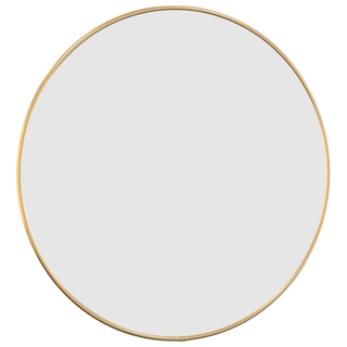 vidaXL Wall Mirror Gold Ø 50 cm Round - Giant Lobelia