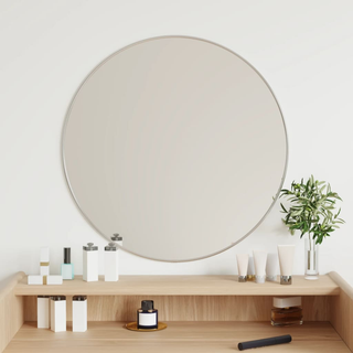 vidaXL Wall Mirror Silver Ø 60 cm Round - Giant Lobelia