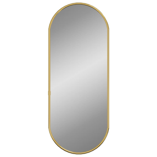 vidaXL Wall Mirror Gold 60x25 cm Oval - Giant Lobelia