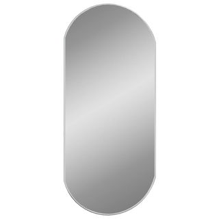 vidaXL Wall Mirror Silver 90x40 cm Oval - Giant Lobelia