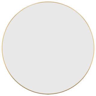 vidaXL Wall Mirror Gold Ø 60 cm Round - Giant Lobelia