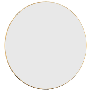 vidaXL Wall Mirror Gold Ø 60 cm Round - Giant Lobelia