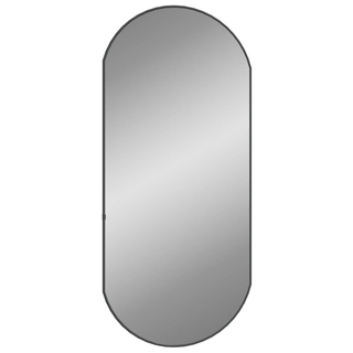 vidaXL Wall Mirror Black 90x40 cm Oval - Giant Lobelia