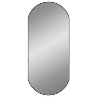 vidaXL Wall Mirror Black 90x40 cm Oval - Giant Lobelia