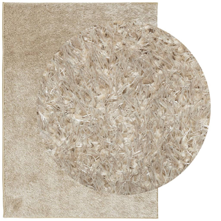 vidaXL Rug ISTAN High Pile Shiny Look Beige 200x280 cm - Giant Lobelia