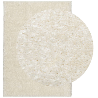 vidaXL Rug ISTAN High Pile Shiny Look Cream 240x340 cm - Giant Lobelia