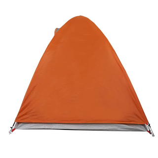 Camping Tent 2-Person Grey and Orange Waterproof - Giant Lobelia