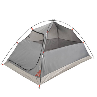 Camping Tent 2-Person Grey and Orange Waterproof - Giant Lobelia