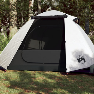 Camping Tent 2-Person White Blackout Fabric Waterproof - Giant Lobelia