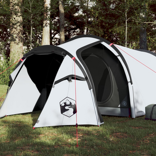 Camping Tent 3-Person White Blackout Fabric Waterproof - Giant Lobelia