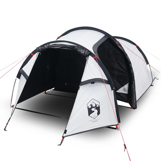 Camping Tent 3-Person White Blackout Fabric Waterproof - Giant Lobelia