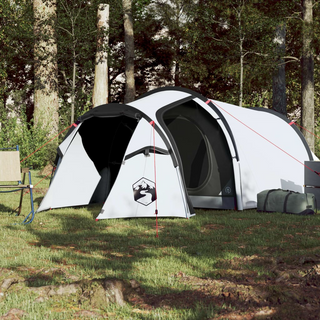 Camping Tent 3-Person White Blackout Fabric Waterproof - Giant Lobelia