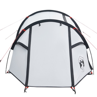 Camping Tent 3-Person White Blackout Fabric Waterproof - Giant Lobelia