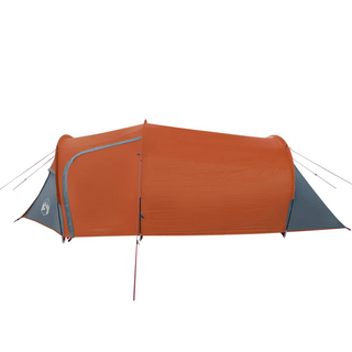 vidaXL Camping Tent 2-Person Grey and Orange Waterproof - Giant Lobelia