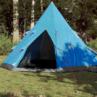 Camping Tent 4-Person Blue Waterproof - Giant Lobelia