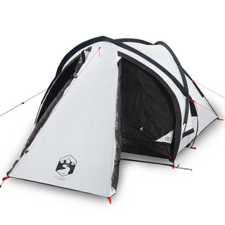 Camping Tent 2-Person White Blackout Fabric Waterproof - Giant Lobelia