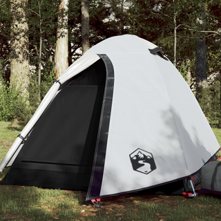 Camping Tent 2-Person White Blackout Fabric Waterproof - Giant Lobelia