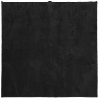 vidaXL Rug HUARTE Short Pile Soft and Washable Black 200x200 cm - Giant Lobelia