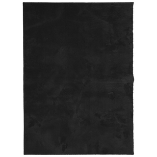 vidaXL Rug HUARTE Short Pile Soft and Washable Black 240x340 cm - Giant Lobelia