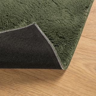 vidaXL Rug HUARTE Short Pile Soft and Washable Forest Green 200x200 cm - Giant Lobelia