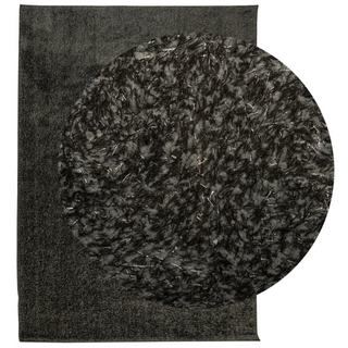 Rug ISTAN High Pile Shiny Look Anthracite 240x340 cm - Giant Lobelia