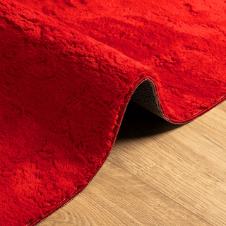 vidaXL Rug HUARTE Short Pile Soft and Washable Red 240x340 cm - Giant Lobelia