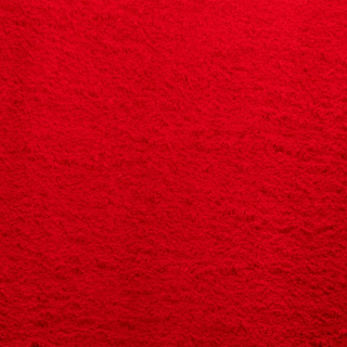 Rug HUARTE Short Pile Soft and Washable Red 200x200 cm - Giant Lobelia