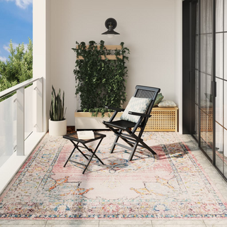 Rug ARBIZU Indoor and Outdoor Vintage Design 240x340 cm - Giant Lobelia