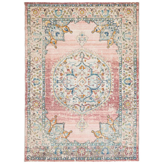 vidaXL Rug ARBIZU Indoor and Outdoor Vintage Design 200x280 cm - Giant Lobelia