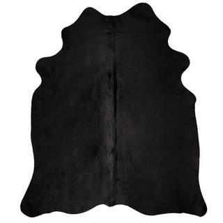 vidaXL Real Cowhide Rug Black 180x220 cm - Giant Lobelia