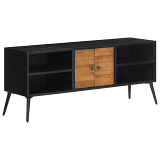 vidaXL TV Cabinet - Solid Reclaimed Teak - Trendy and Practical Design - Giant Lobelia