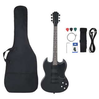 vidaXL Electric Guitar for Beginner with Bag Black 4/4 39" - Giant Lobelia