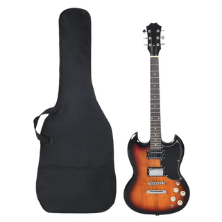 vidaXL Electric Guitar for Beginner with Bag Brown and Black 4/4 39" - Giant Lobelia