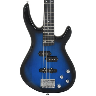 vidaXL Electric Bass Guitar for Beginner with Bag Blue and Black 4/4 46" - Giant Lobelia