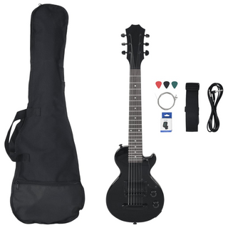 Electric Guitar for Kids with Bag Black 3/4 30" - Giant Lobelia