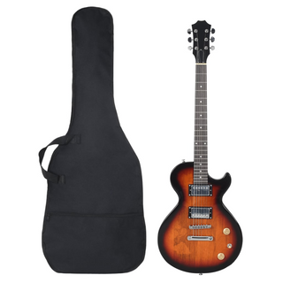 vidaXL Electric Guitar for Beginner with Bag Brown and Black 4/4 39" - Giant Lobelia