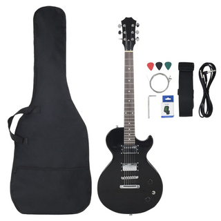 vidaXL Electric Guitar for Beginner with Bag Black 4/4 39" - Giant Lobelia