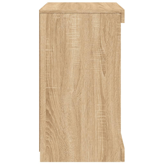 vidaXL Sideboard with LED Lights Sonoma Oak 41x37x67 cm - Giant Lobelia