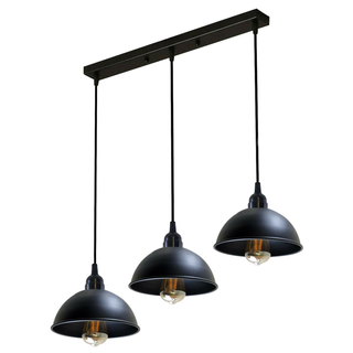 3 Light Black Ceiling Hanging Pendant Light ~5268 - Giant Lobelia