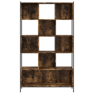 Bookcase Smoked Oak - Stylish and Functional Storage Solution - Giant Lobelia