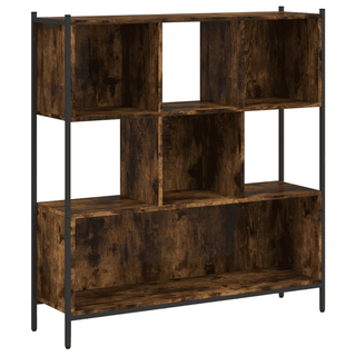 Bookcase Smoked Oak - Stylish and Functional Storage Solution - Giant Lobelia