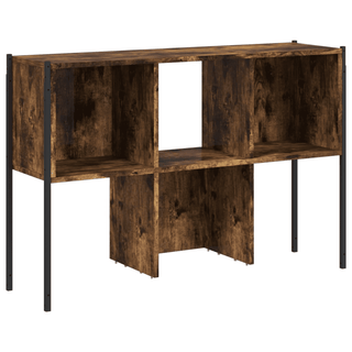 Bookcase Smoked Oak - Stylish and Functional Storage Solution - Giant Lobelia